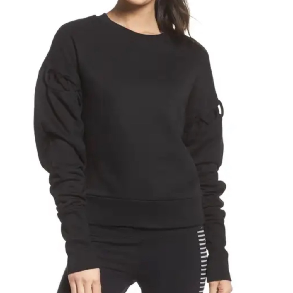Alo lattice long sleeve sweater